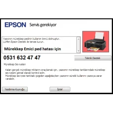 EPSON EMİCİ DOLU HATASI ( PET RESET)